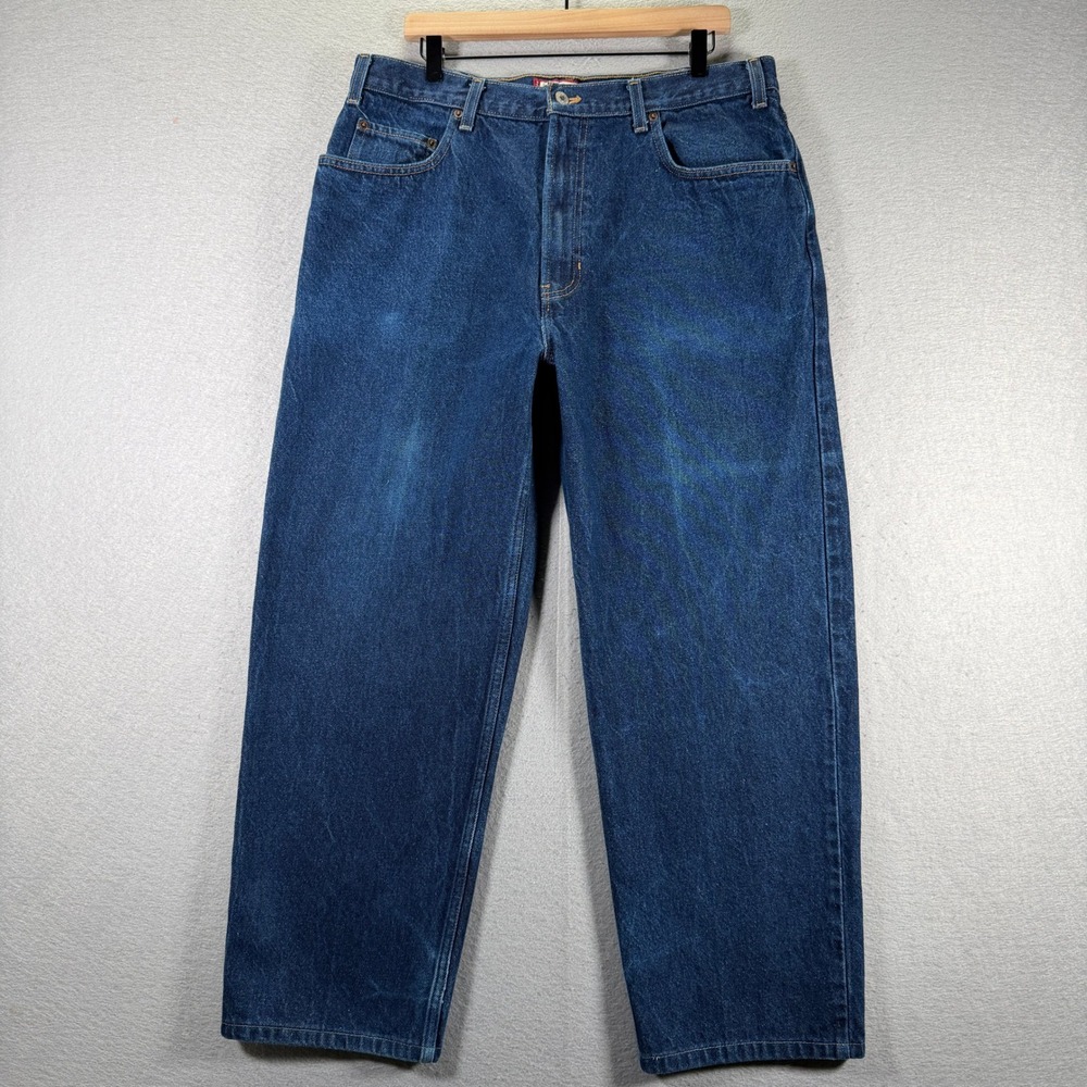 Vintage Old Navy‎ Blue Jeans Relaxed Fit Denim Pants Mens W38 L36 Dark Wash